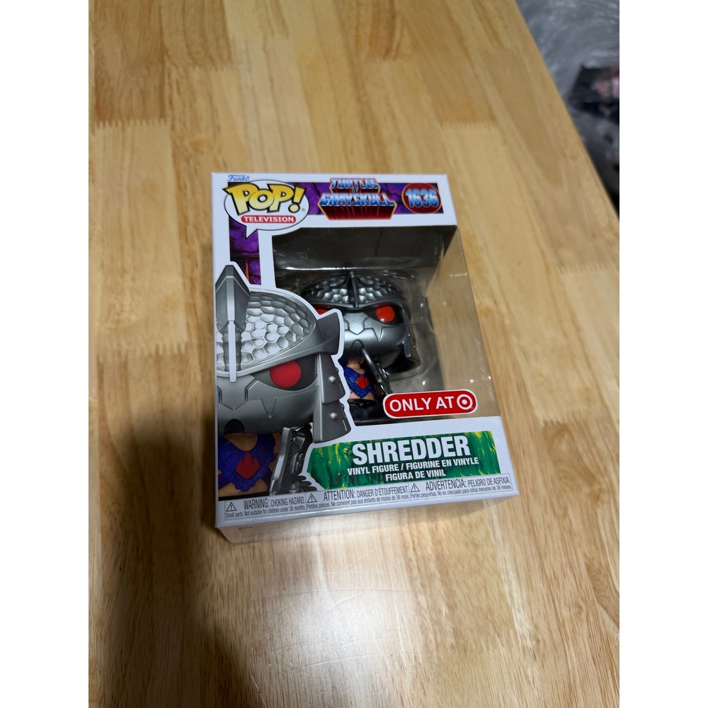 Funko Pop Shredder 1636 Turtles of Grayskull Target Exclusive TMNT MOTU Figure